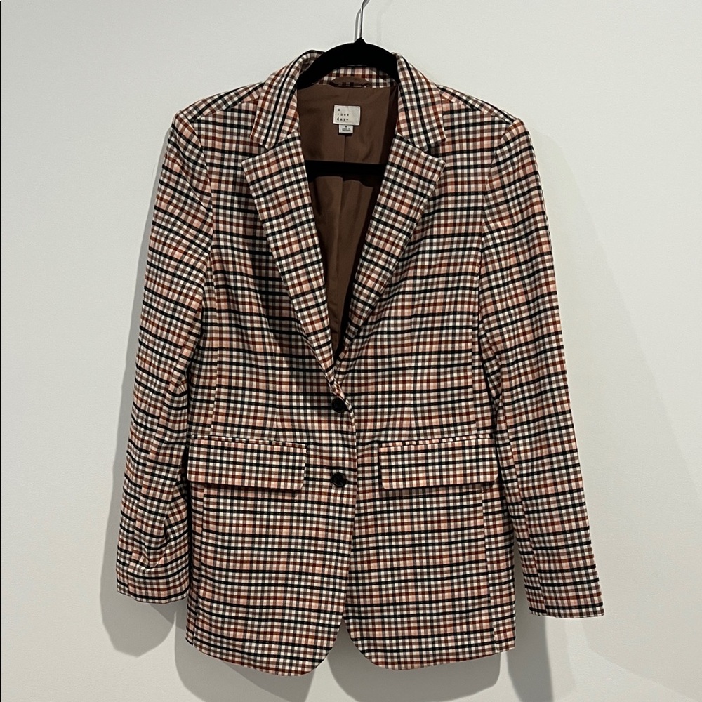 Target A New Day Plaid Blazer